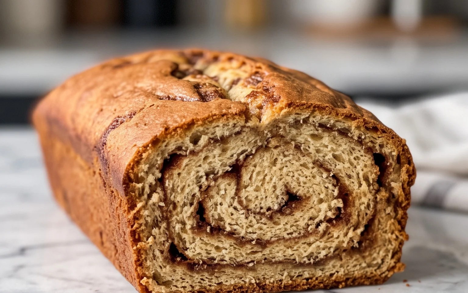 Pain rapide cannelle sans pétrissage : recette facile
