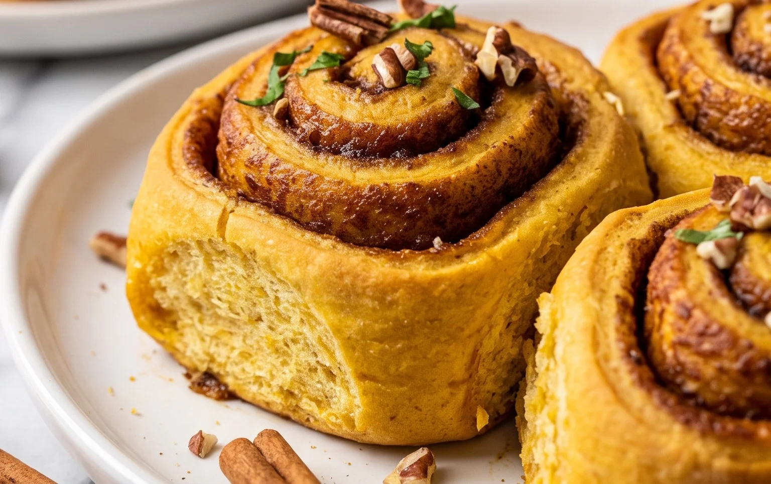 Pumpkin Cinnamon Rolls
