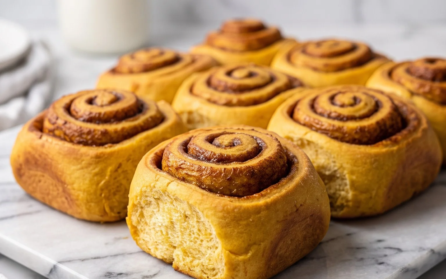 Pumpkin Cinnamon Rolls Moelleux : Recette d&rsquo;Automne Facile